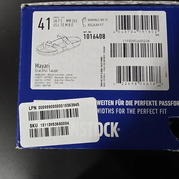 Birkenstock Womens Dark Brown Thong Sandals - Picture 6 of 6